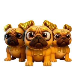 Gold Los Puggies