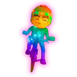 Rainbow Chicleteira Bicicleteira