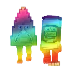 Rainbow Chipso and Queso